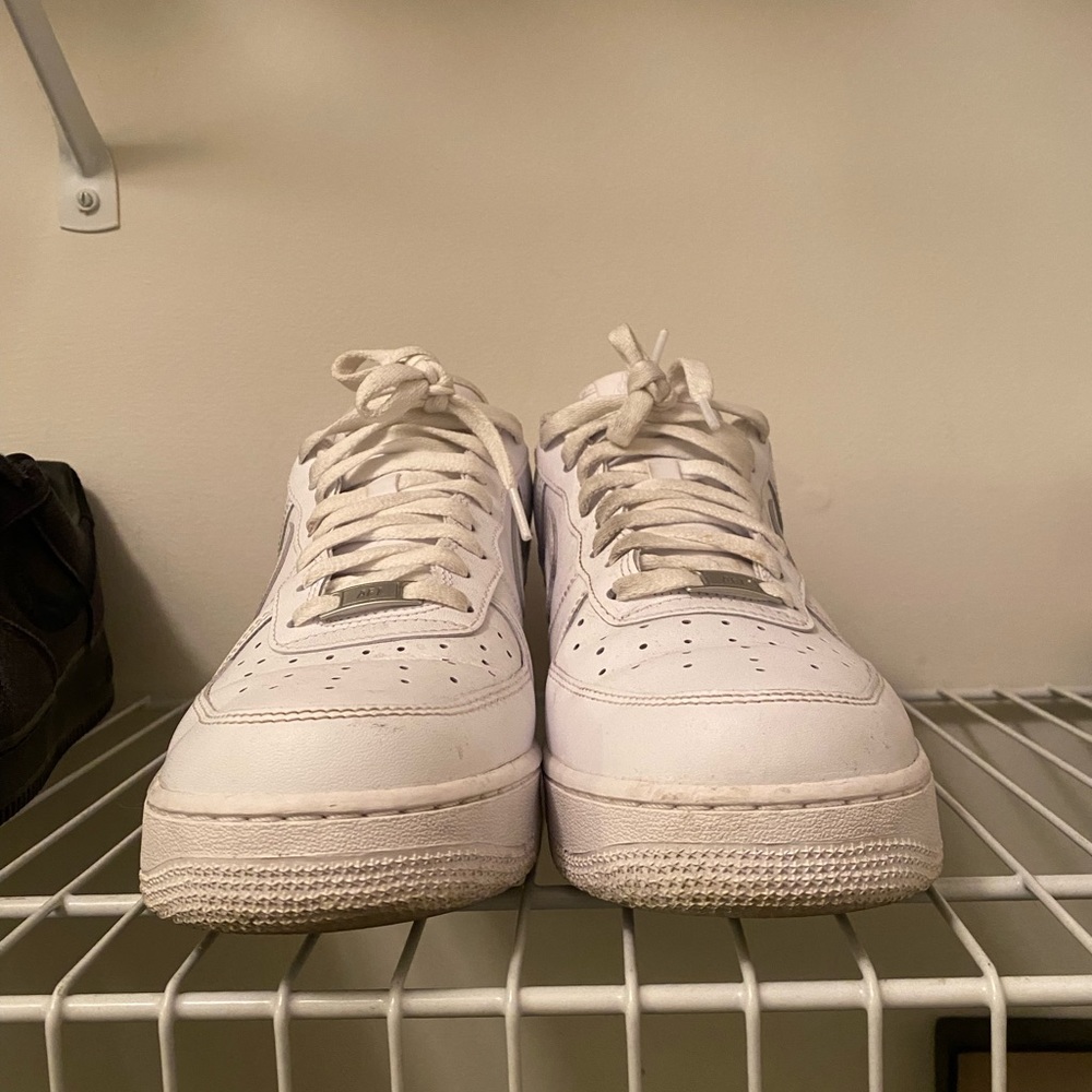 All white Air Force Ones